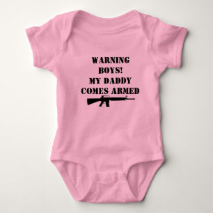 Body Para Bebé ¡Niños de advertencia!
