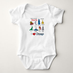 Body Para Bebé Niños de Chicago