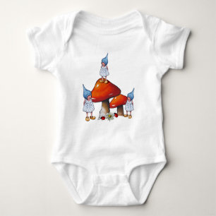 Body Para Bebé Niños de Gnome, Chicas de Triplet, taburetes, arte