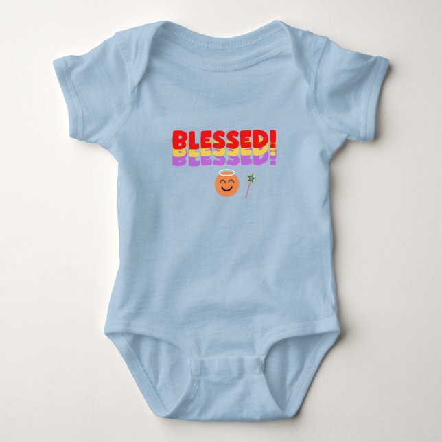 Body Para Bebé Niños de Verano Azul (Anverso)