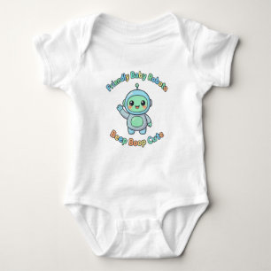 Body Para Bebé Niños divertidos al estilo robot - Algodón