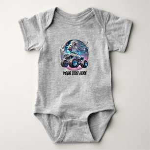 Body Para Bebé Niños Guay personalizable de camión Monster
