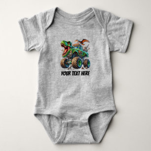 Body Para Bebé Niños Guay personalizable de camión Monster