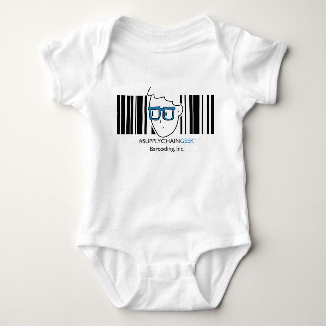 Body Para Bebé Niños y bebé del #SupplyChainGeek (Anverso)