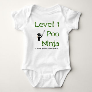 Body Para Bebé Nivel 1 Poo Ninja