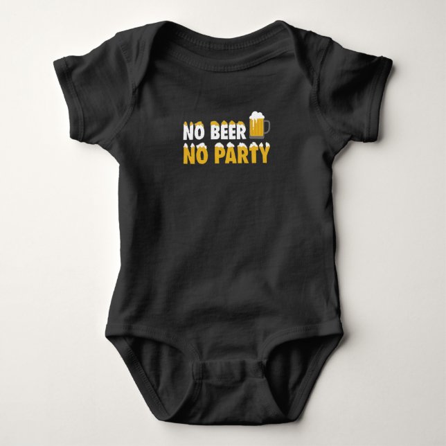 Body Para Bebé No Bebe No Fiesta (Anverso)