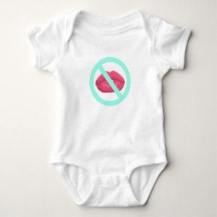 Body Para Bebé No besar traje de Rótulo para bebés