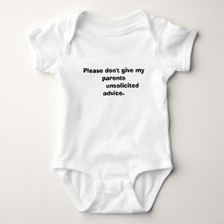 Body Para Bebé No dé por favor a mis padres          unsolicit…
