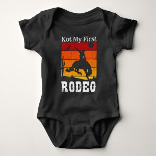 Body Para Bebé No Es Mi Primer Vaquero Vaquera Caballo Atardecer 