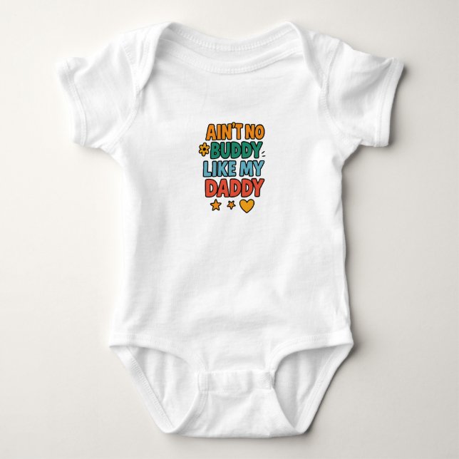 Body Para Bebé No es un amigo como mi papá (Anverso)