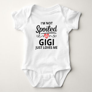 Body Para Bebé No estoy asustado, mi Gigi me ama