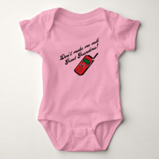 Body Para Bebé ¡No haga que llama a la gran abuela!