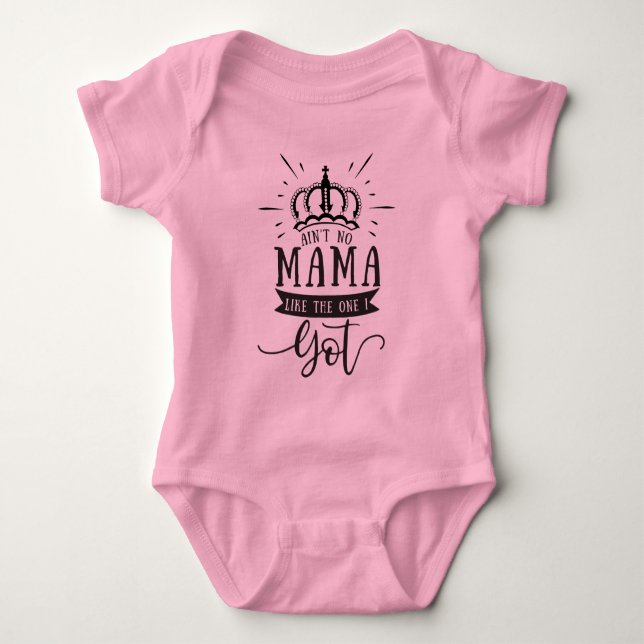 Body Para Bebé No hay mamá como la que tengo. (Anverso)