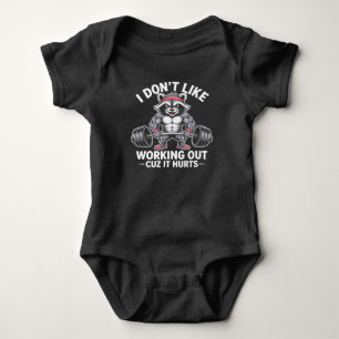 Body Para Bebé No me gusta trabajar porque duele - Funny Fit