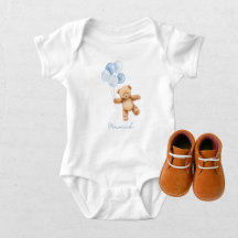 No Podemos Esperar Azul Niño Baño De Bebé