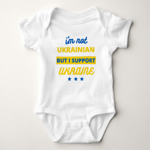 Body Para Bebé No soy ucraniano pero apoyo a Ucrania