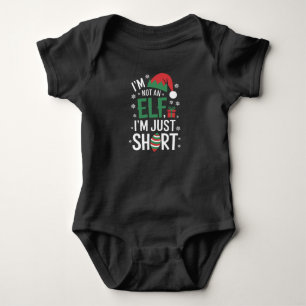 Body Para Bebé No soy un elfo, solo bajo divertido Navidad Xmas