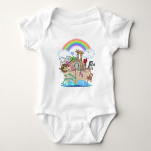 Body Para Bebé Noah's Ark baby Animals unisex