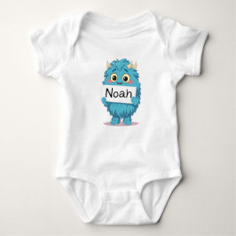 Body Para Bebé Noah's Big Blue Pal - A Personalized Monster Adven