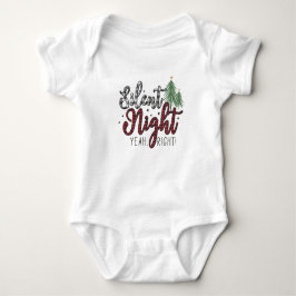 Body Para Bebé Noche silenciosa sí Navidades derechistas niños bl