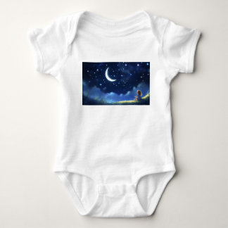 Body Para Bebé Noches de ensueño: Camiseta para niños con papel d
