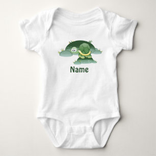 Body Para Bebé Nombra Personalizado de tortuga cutto Creeper infa