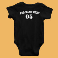 Nombre de béisbol vintage personalizado número ret