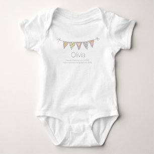 Body Para Bebé Nombre de chicas Olivia que significa camiseta con