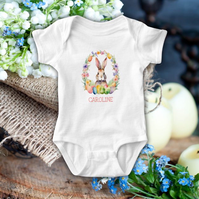 Body Para Bebé Nombre de conejito de Pascua de Agua Cuta (Subido por el creador)