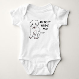 Body Para Bebé Nombre de mi perro mejor amigo