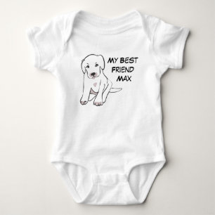 Body Para Bebé Nombre de mi perro mejor amigo