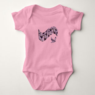 Body Para Bebé Nombre de niña Sauce,