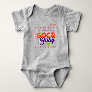 Body Para Bebé (Nombre de su bebé) Clase Mundial Soca Baby