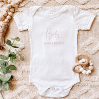 Nombre del bebé del Personalizado rosa Rubor