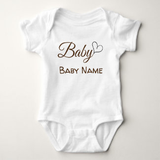 Body Para Bebé Nombre del bebé personalizado Invitación de embara