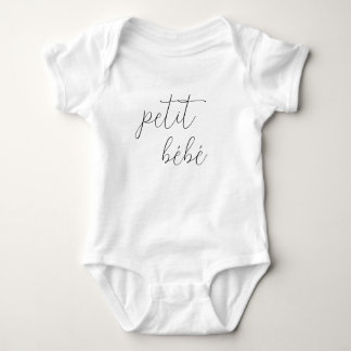 Body Para Bebé Nombre del Monograma Pequeño Bebé Petit Bébé Texto