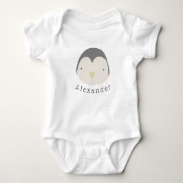 Body Para Bebé Nombre del personalizable Bebé Pingüino Cute