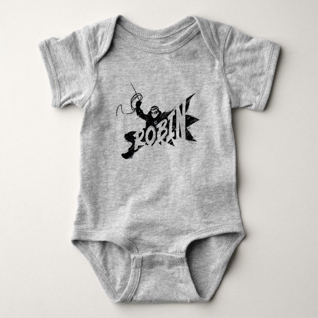 Body Para Bebé Nombre del Pincel de Robin Ink (Anverso)