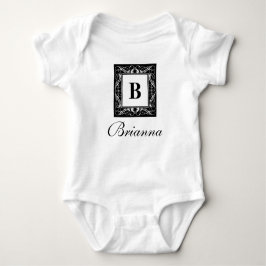 Body Para Bebé Nombre Monograma Regal Estilo Baby Bodysuit