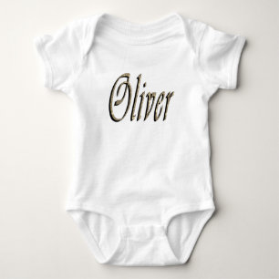Body Para Bebé Nombre Oliver, 
