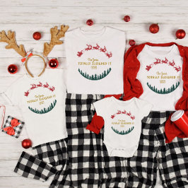 Body Para Bebé Nombre personalizado/año de la familia coincidente