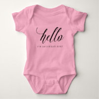 Nombre personalizado Black Hello
