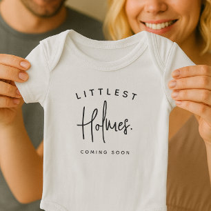 Body Para Bebé Nombre personalizado de la Invitación de llegada d
