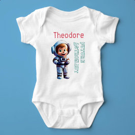 Body Para Bebé Nombre personalizado del astronauta futuro