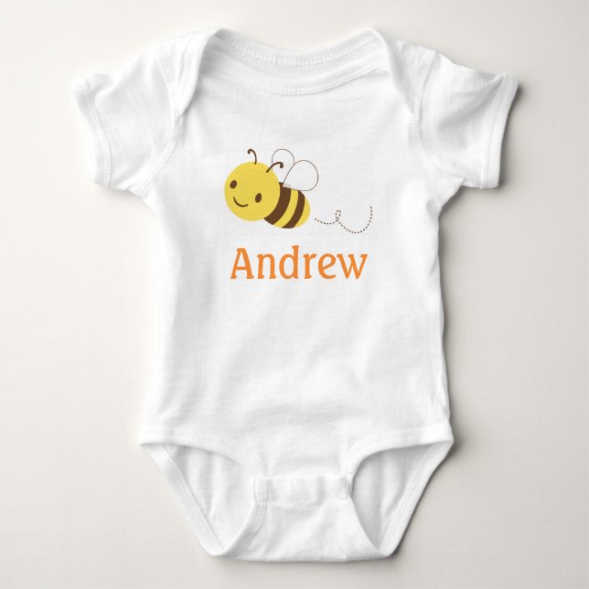 Body Para Bebé Nombre personalizado del bebé del Personalizado de (Anverso)