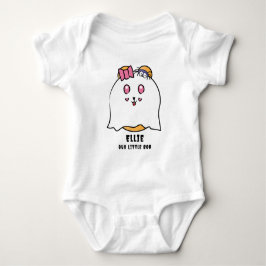 Body Para Bebé Nombre personalizado del fantasma del pequeño Chic