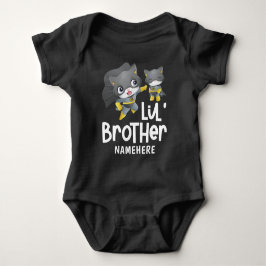 Body Para Bebé Nombre personalizado del gato superhéroe de pequeñ