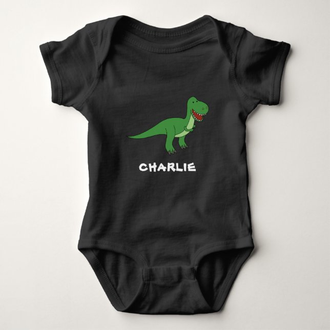 Body Para Bebé Nombre personalizado exclusivo de niño único de di (Anverso)