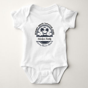 Body Para Bebé Nombre personalizado Fecha Ubicación Familia coinc