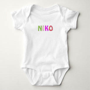 Body Para Bebé Nombre personalizado para bebé